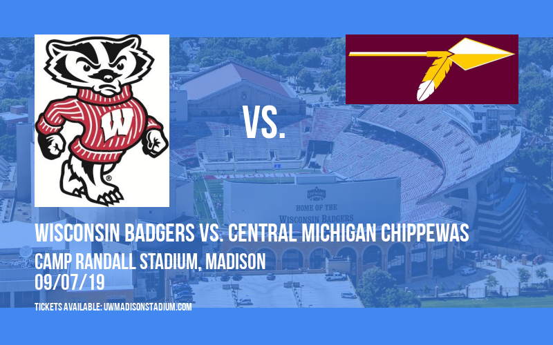 Wisconsin Badgers vs. Central Michigan Chippewas at Camp Randall Stadium tickets Wisconsin Badgers vs. Central Michigan Chippewas at Camp Randall Stadium