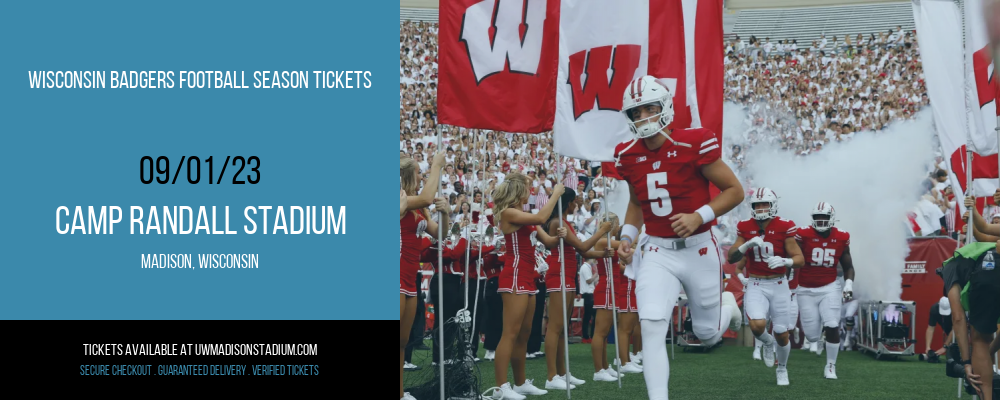 Wisconsin Badgers Football Season Tickets at Camp Randall Stadium